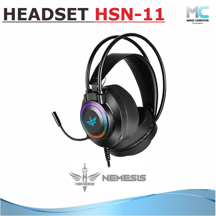 Headset Gaming RGB NYK HSN-11 Anchor