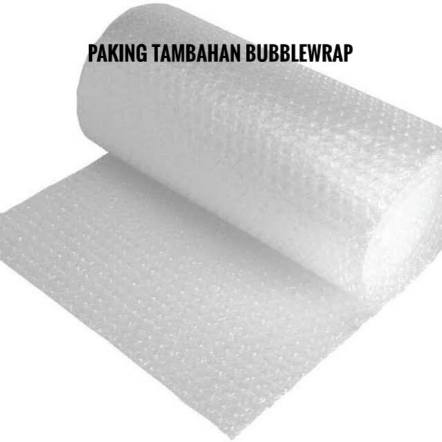 

Bubblewrap tambahan paking supaya lebih aman