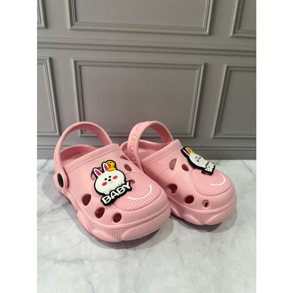 DX-355E-KLC Sandal Baim Anak Perempuan Motif Kelinci Lucu Merek Dulux Size 20-25