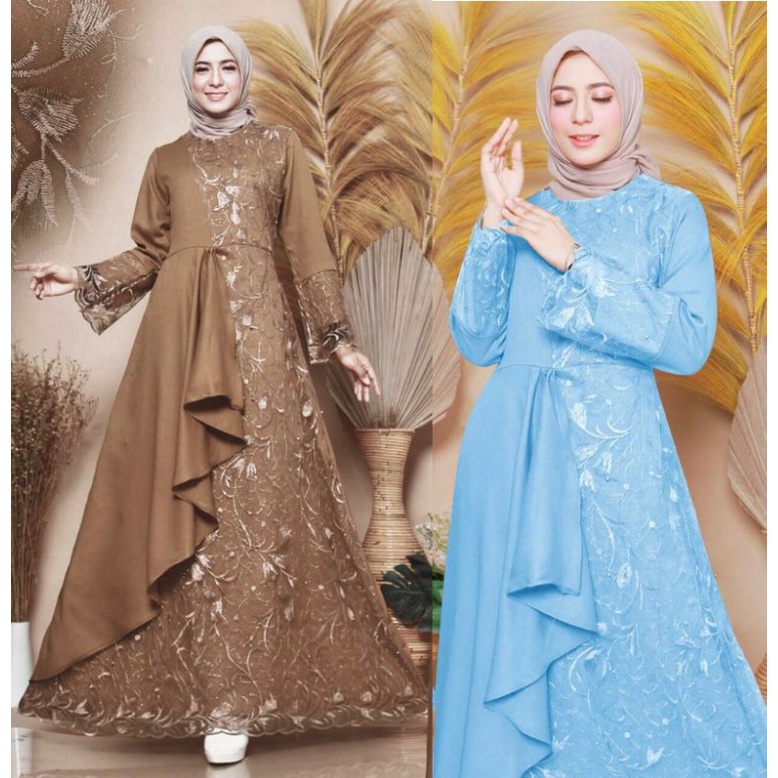 ! New Product ! GAMIS MUSLIM INDAHLLA / S-M L XL XXL XXXL / BRUKAT TILE/ PREMIUM/ KONDANGAN/ SERAGAM/ JUMBO / MURAH MERIAH