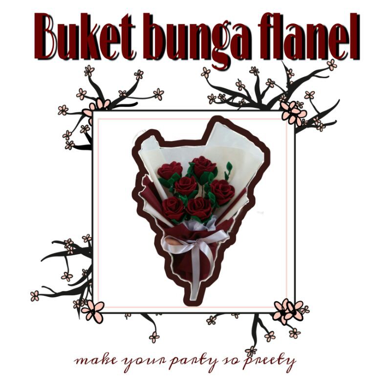 PROSES 1 HARI BUKET BUNGA FLANEL MURAH