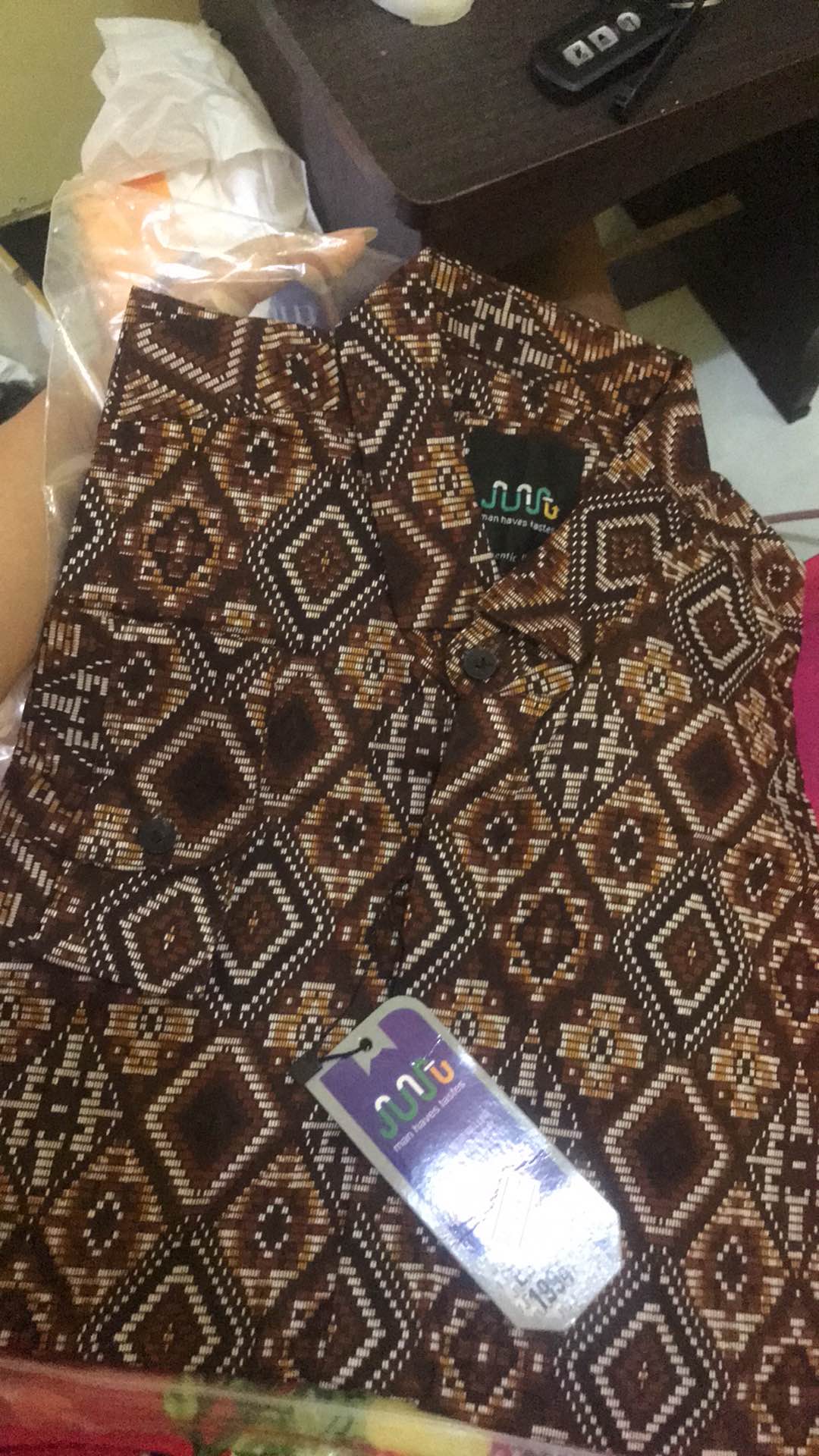 Batik Pria Lengan Panjang Kemeja Batik Slimfit Casual Formal