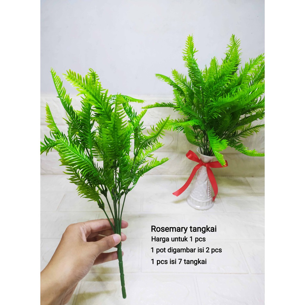 Rumput Herbs TANGKAI - Pajangan Herbs Tangkai Tanaman Imitasi