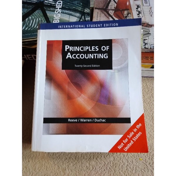 Buku Akuntansi, PRINCIPLE of ACCOUNTING - 22 Edition -  Reeve , dkk
