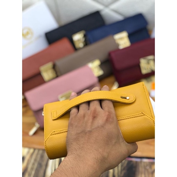 DOMPET WANITA KUNCI SUPER FREE BOX+SERTI UK 20x10 kode 1422