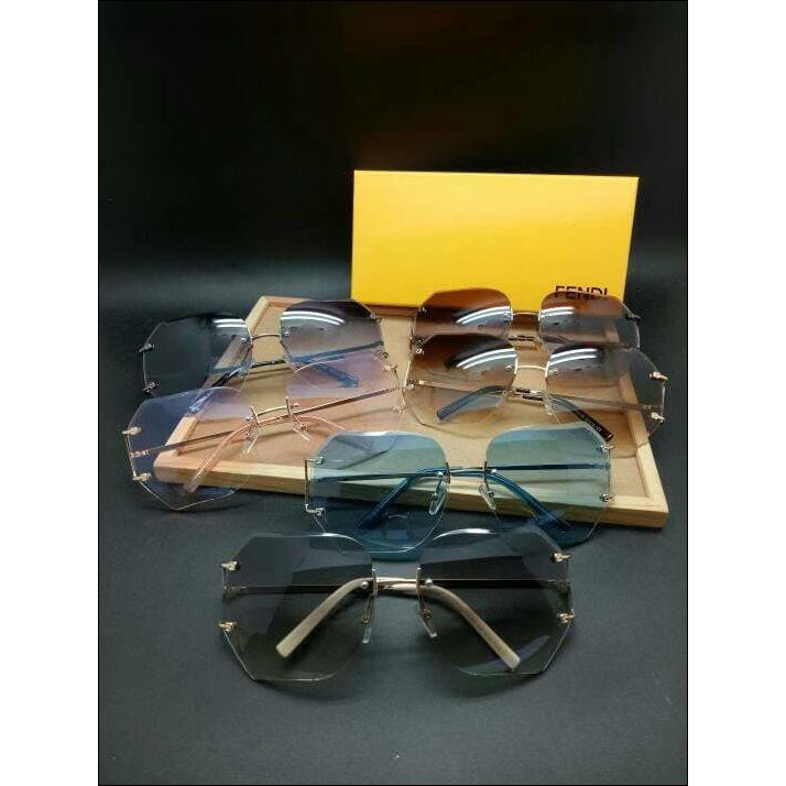 KACAMATA WANITA FENDI 5002/SUNGLASSES FENDI WANITA (TIDAK FULLSET)