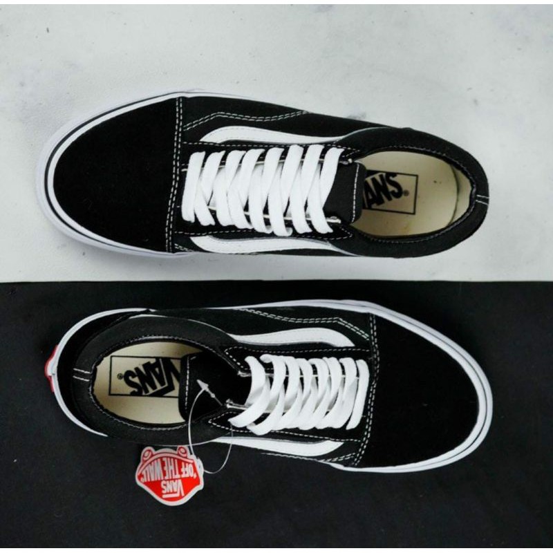 Sepatu Vans Oldskool Classic Black White Premium BNIB
