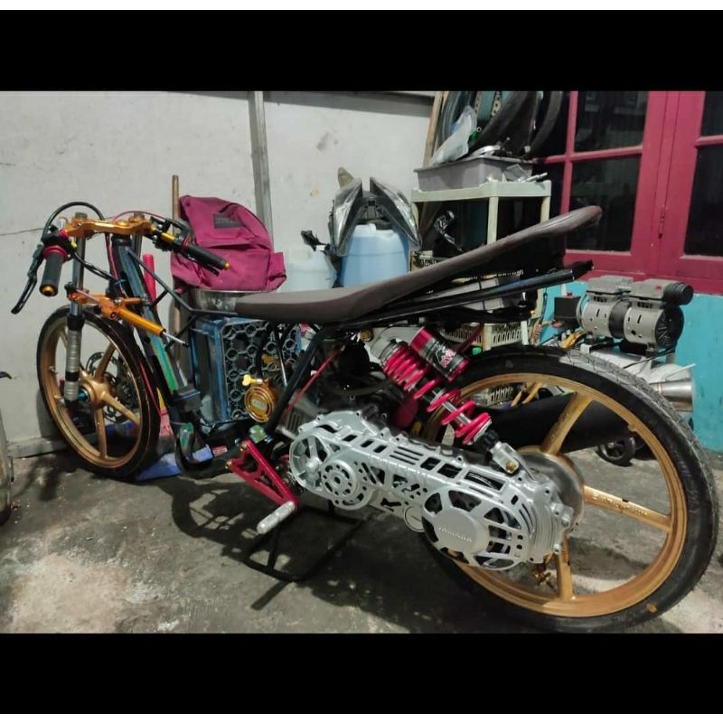 blok bak cover cvt nouvo mio custom coak bahan original