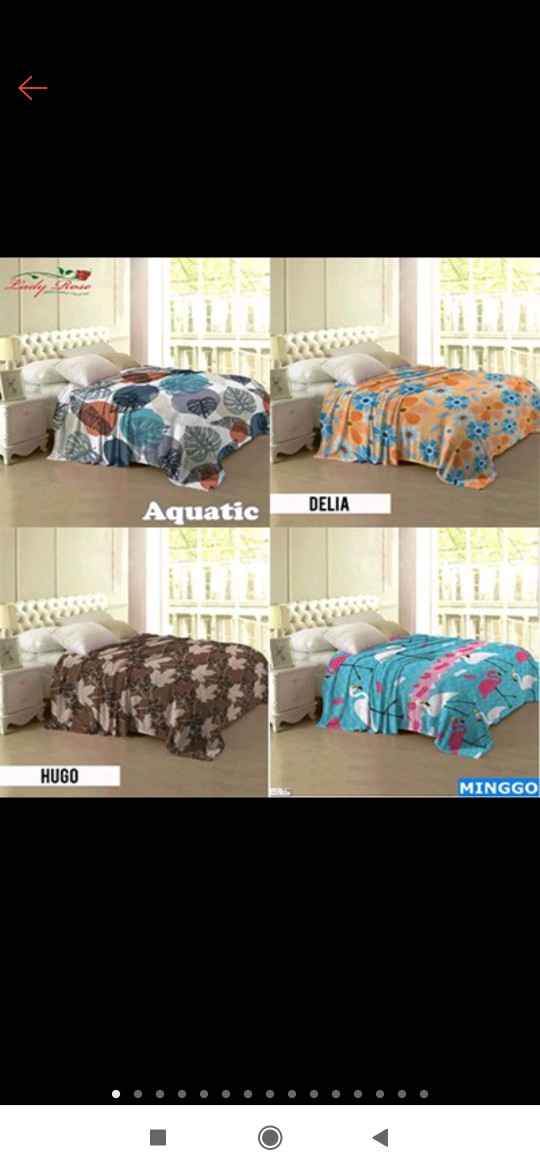 Selimut Ladyrose Motif New