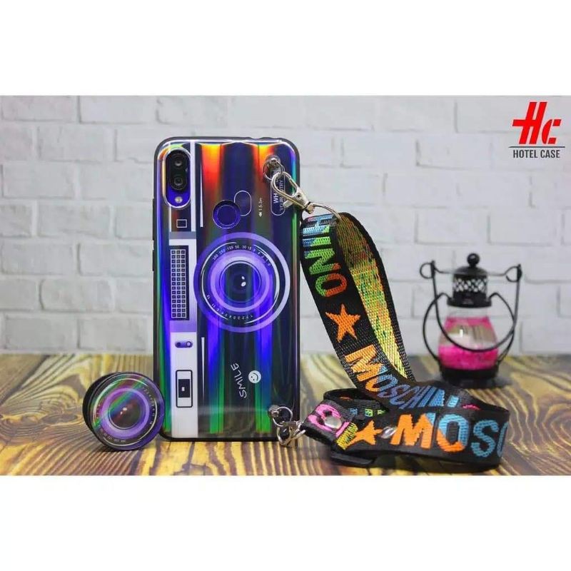 SOFTCASE KAMERA OPPO A31 2020 POP SOCKET TALI GANTUNGAN