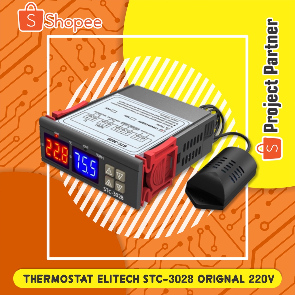 Jual Digital Thermostat Stc Led Dual Digital Thermostat Temperature Humidity Thermometer