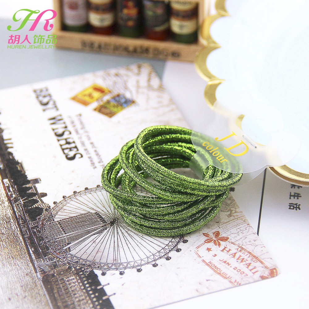 Ennwen IK62 Ikat Rambut Korea Bling Bling set 10 pcs-6