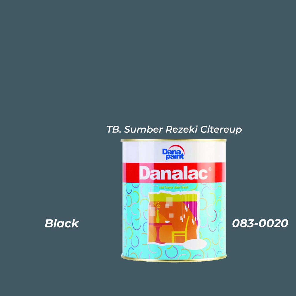CAT KAYU DAN BESI / CAT BESI DAN KAYU / BESI / KAYU / MINYAK HITAM MENGKILAP / BLACK GLOSS DANALAC