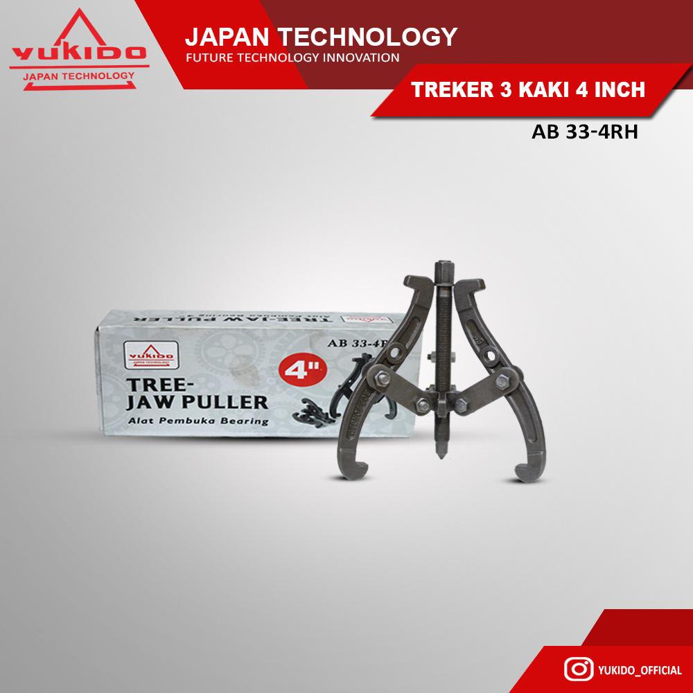 TERMURAH!! ORIGINAL!!Yukido Treker 3 Kaki 3&quot; 4&quot; 6&quot; Inch - Gear Puller 3 Jaw Tracker, alat pencabut bearing laher