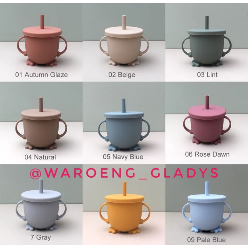 Baby training cup / gelas mpasi anti tumpah