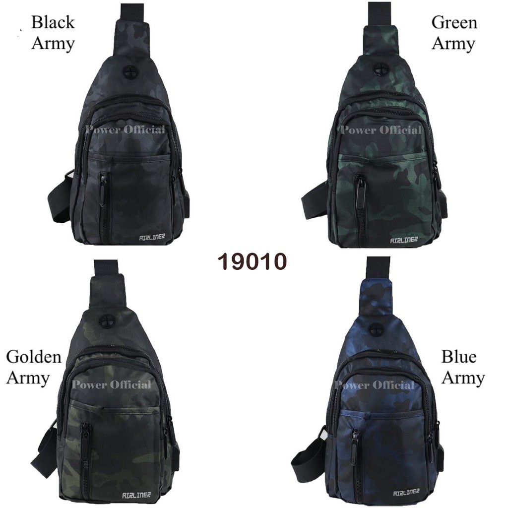 Tas Selempang Pria Import Sling bag Army Airliner Tas Dada Pria Trendy Tas Slempang Army Import