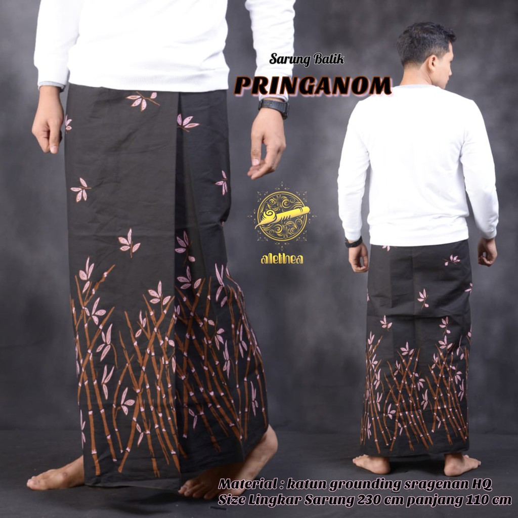 PRINGANOM Sarung Batik Pria Alethea