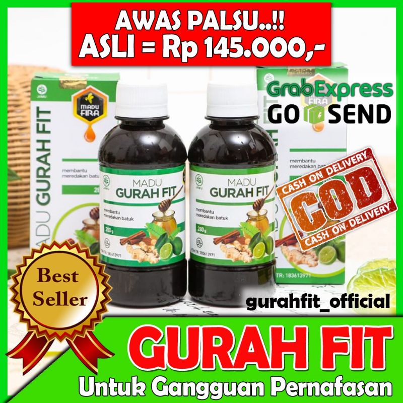 Jual Madu Gurah Fit 100 Original Obat Batuk Obat Herbal Sakit Tenggorokan Sesak Nafas 5736