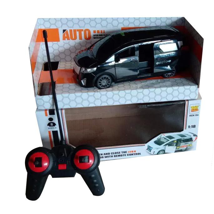 RC MOBIL ALPHARD 1:18 MAINAN DAN KOLEKSI MOBIL ANAK HITAM