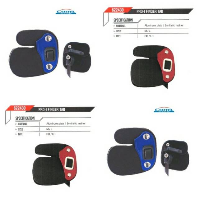CARTEL PRO-I Finger Tab - Cartel Fingertab - Olahraga Panahan - Doosung Archery - Made in Korea
