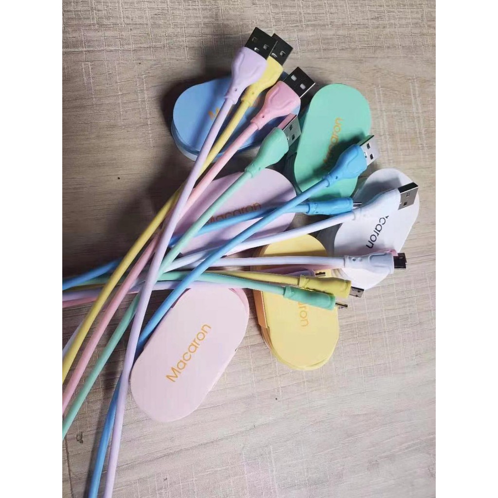 &lt; M.A &gt; Kabel Data Macaron V8 Type c,Iph,Micro Support Fast Charging