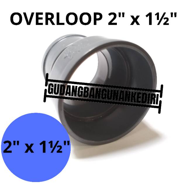 Overloop 2&quot; x 1 1/2&quot; | sock 2&quot; x 1 1/2&quot; | sok 2&quot; x 1 1/2&quot; | verlop Perlop JAYA PVC