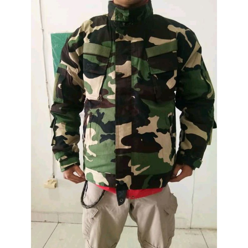 jaket tactical Banser doreng full twill