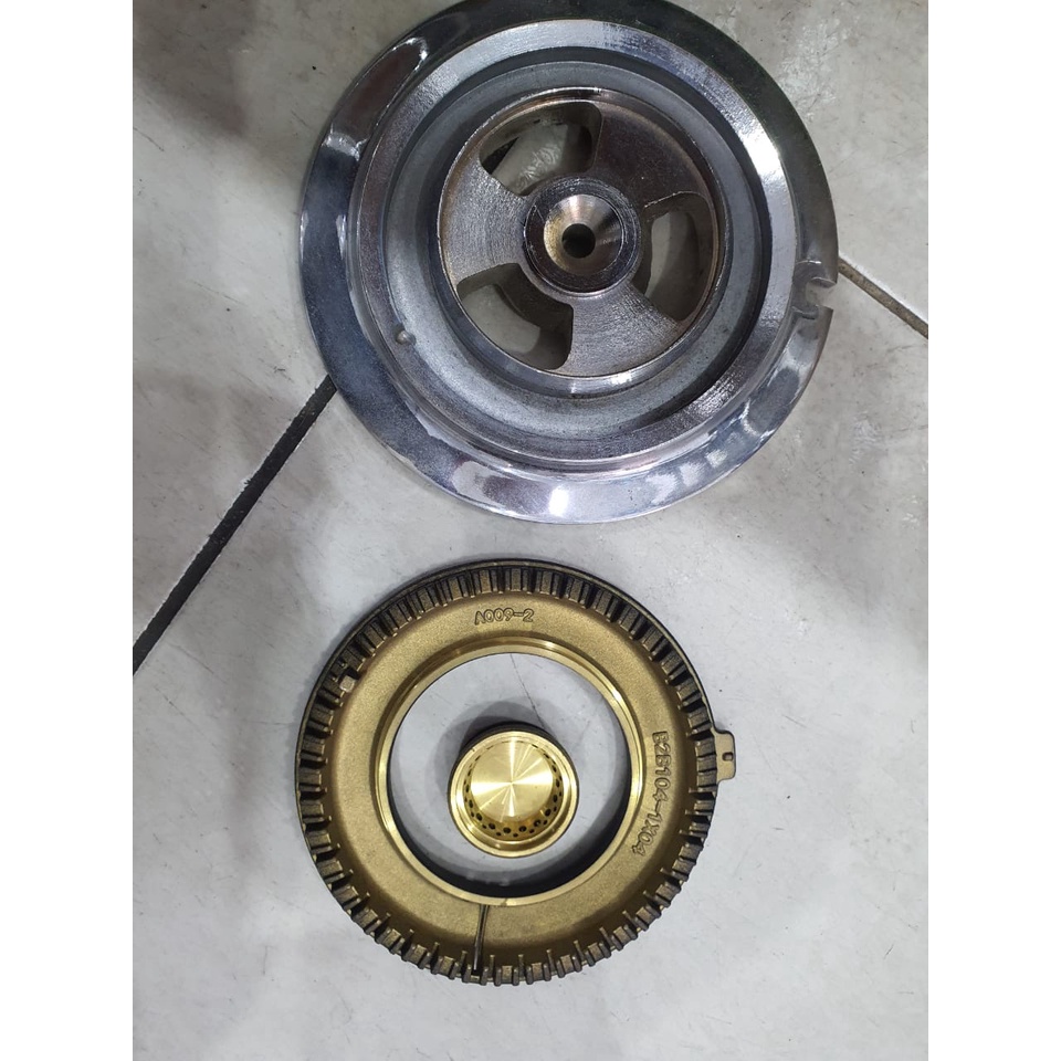 KOMPOR TANAM, BUILT IN STOVE RINNAI RB-2GH-C MIRROR BLACK