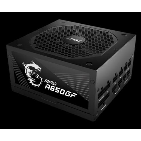 Power supply gaming msi mpg 650 watt 80+ 80 plus gold 140mm fan full modular a650gf - Psu 650w a650-gf