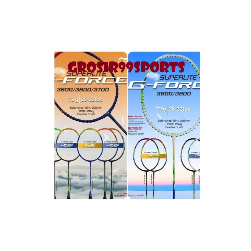 RAKET LINING G-FORCE 3600 SUPERLITE NEW