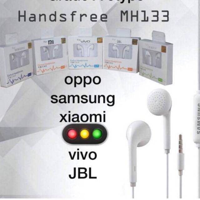 Hf Handsfree Headset Brand MH 133 Suara Bagus