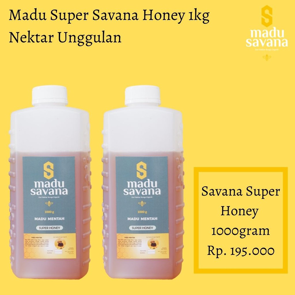 

Madu savana super honey 1kg