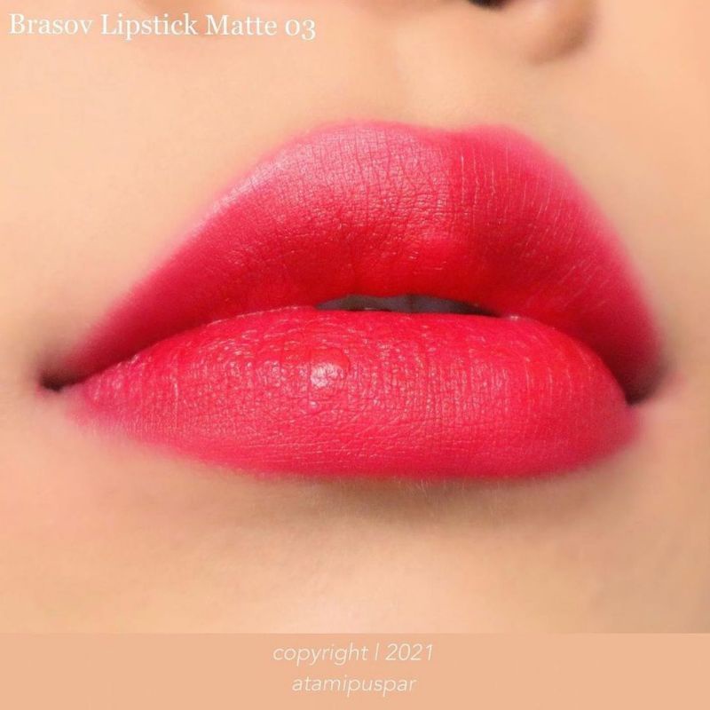 BRASOV LIPSTICK MATTE. 3,8gr/Lip Stick Brasov/BPOM
