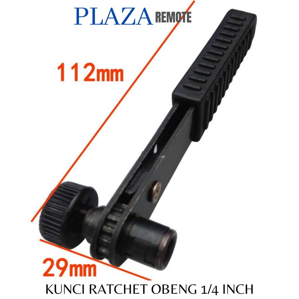 DUAL HEX SOCKET 1.4 6.35 WRENCH HEAD SOCKET RATCHET SPANNER SHAPED