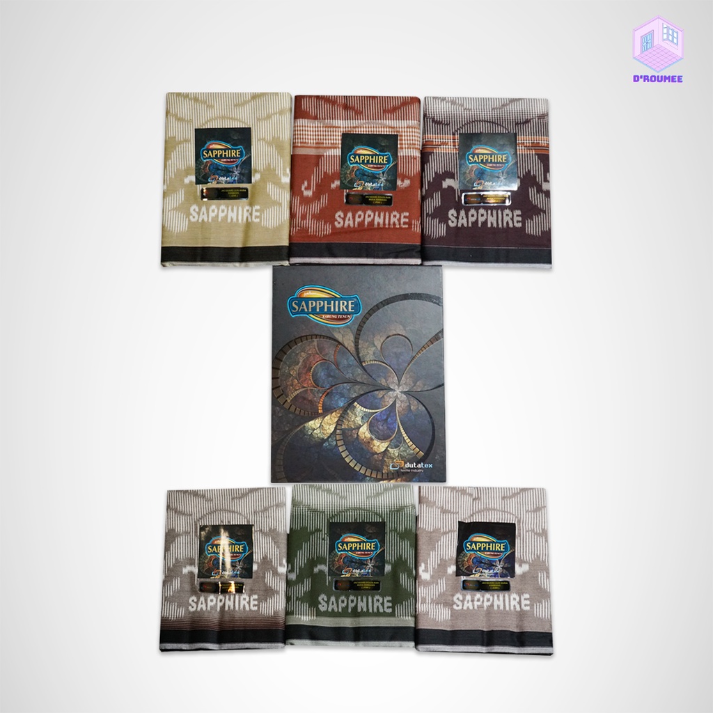 Sarung Shappire Jacquard Sarung Pria Sarung Dewasa Kain Sarung Pria