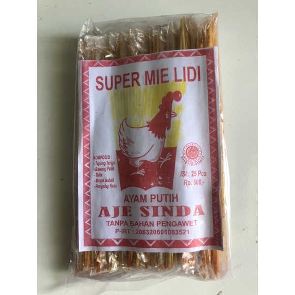 

READY | Mie Lidi isi 25 pcs Pedas