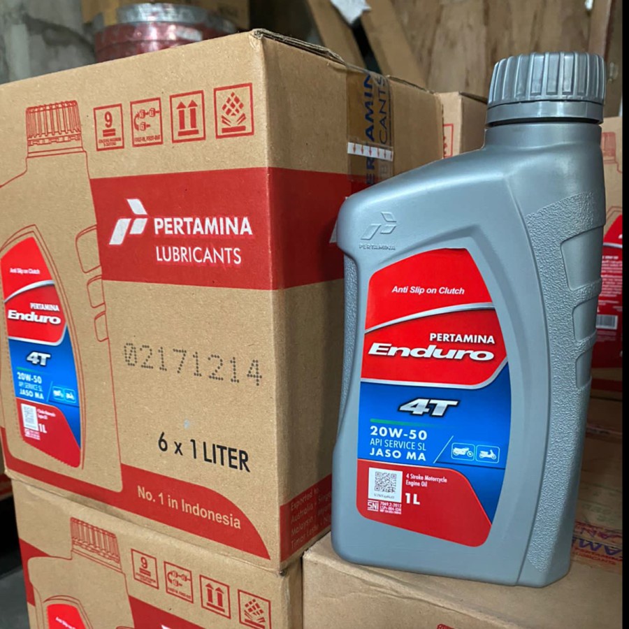 OLI PERTAMINA ENDURO 4T 1 LITER OLI MOTOR ASLI PERTAMINA