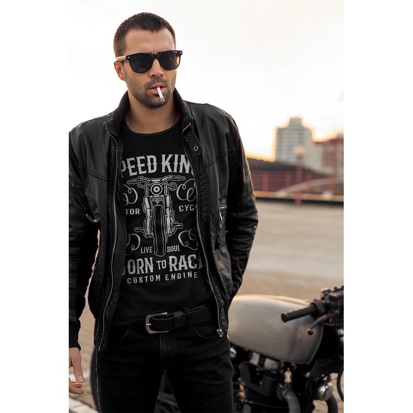 Kaos Distro Speed King Custome Engine Motor Custom Garage produk lokal kualitas Premium bisa COD