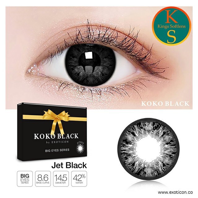 Softlens Koko Black MINUS 5.50 Sampai 10.00