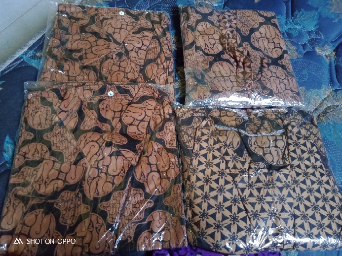 Batik Couple Keluarga Terbaru  Sania Ruffle Ori Ndoro Jowi Dnt Mataram