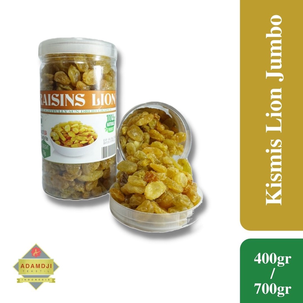 

KISMIS LION JUMBO/ GOLDEN RAISIN LION