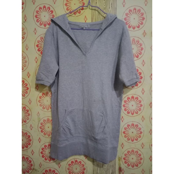 hoodie lengan pendek