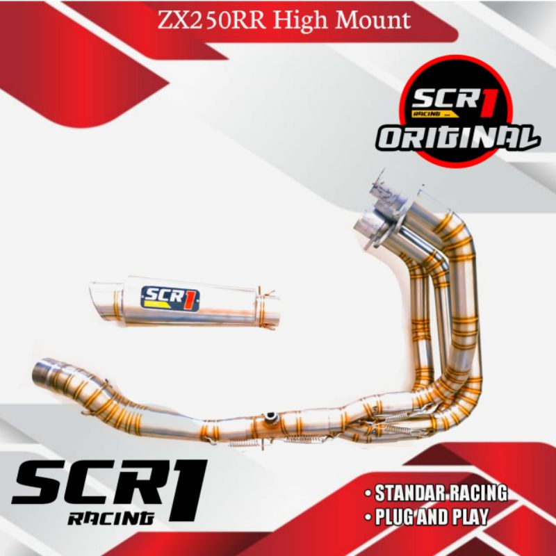 Knalpot Kawasaki ZX25R - Zx 25r - zx25 Original SCR1 Racing