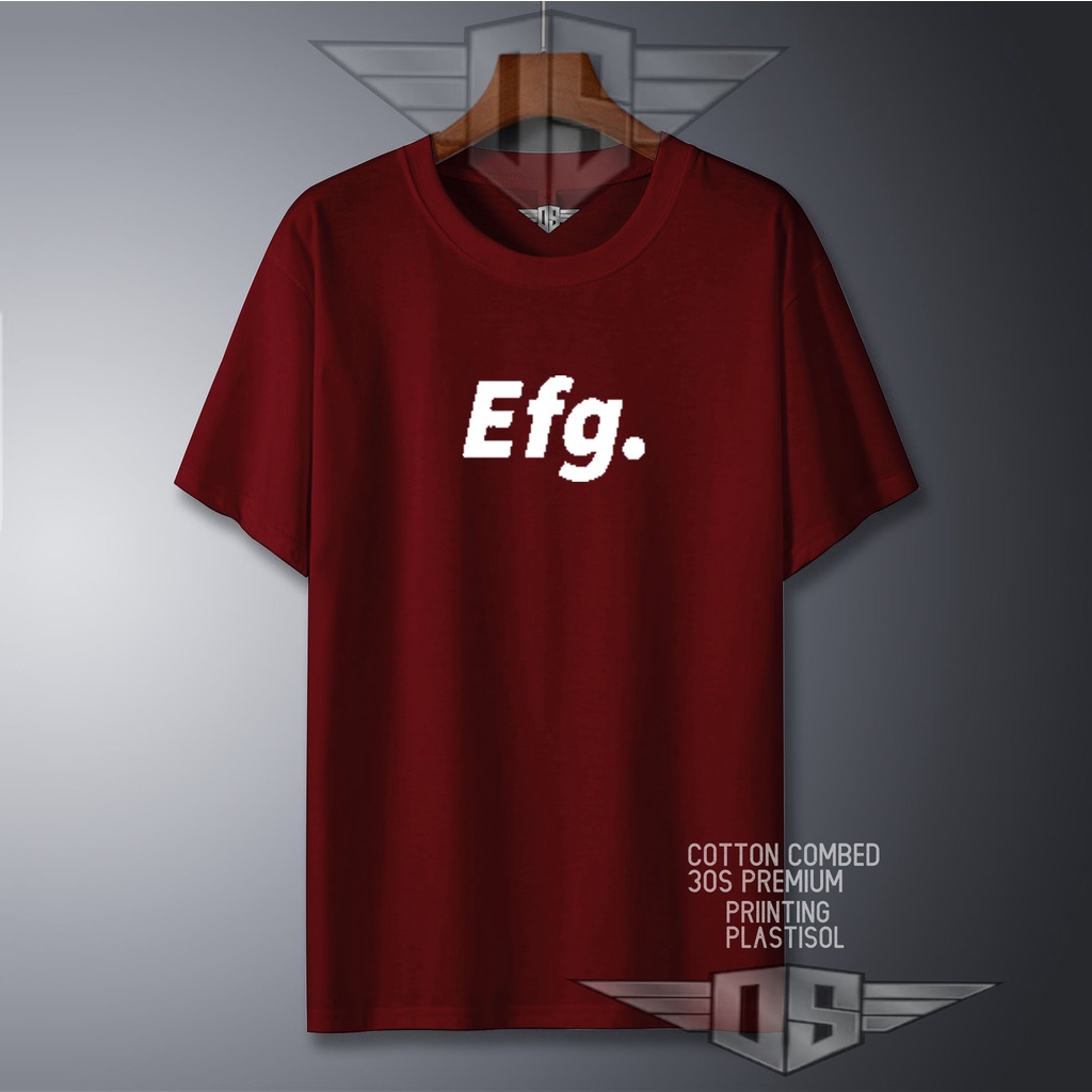 Kaos murah Kaos distro murah baju distro pria t-shirt murah combed30s EFG