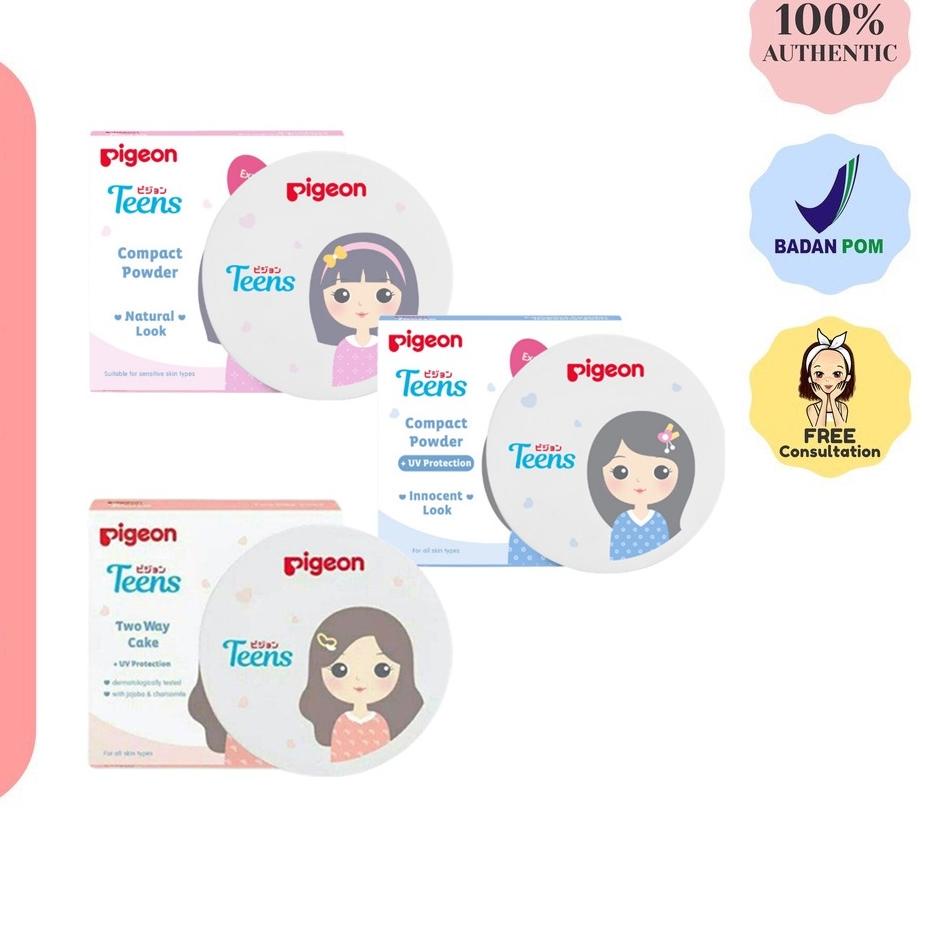 『COD』 BEDAK PADAT PIGEON - Pigeon Teens Compact Powder - Bedak Pigeon untuk Remaja SEKOLAH - Bedak P