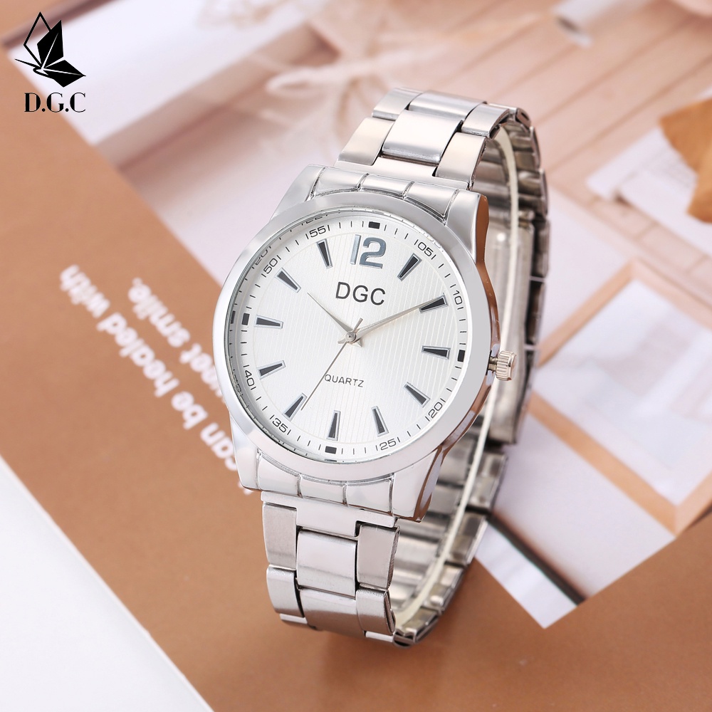 Tongtonges ✅COD Jam Tangan Couple Star Rantai Premium Pria Wanita Import Grosir Murah Arloji Quartz C91