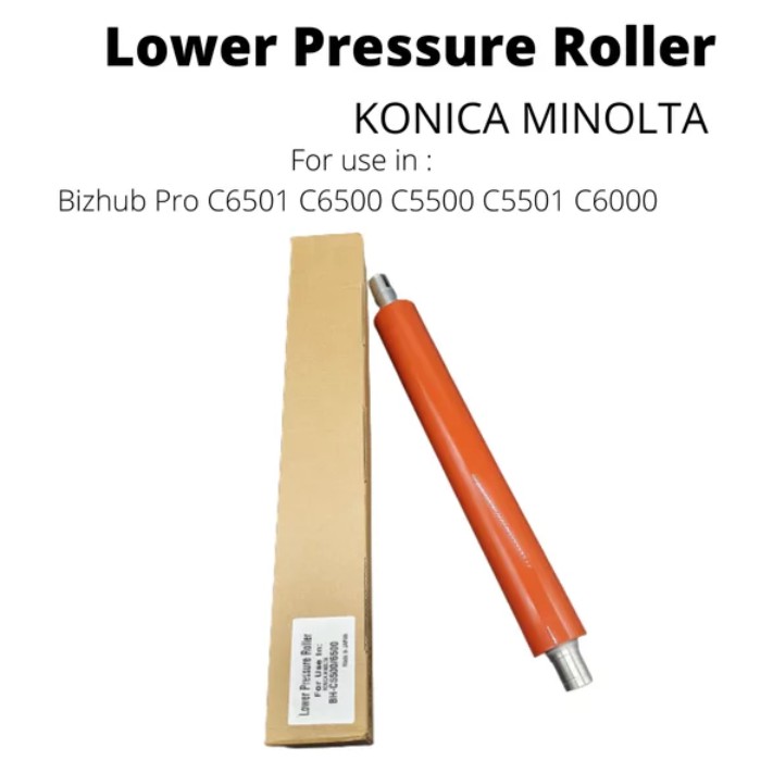 Lower Pressure Roller Konica Minolta Bizhub Pro C6501 C6500 C5500 C5501 C6000