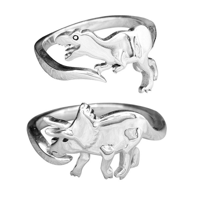 Cincin Bentuk Dinosaurus stegosaurus Untuk Wanita