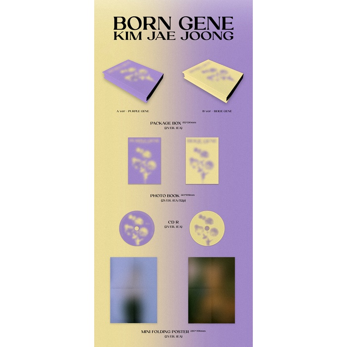 Kim Jae Joong - 3rd Full Album BORN GENE