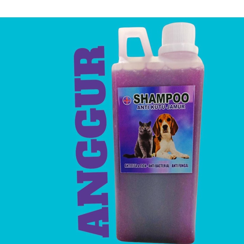 shampo  kucing dan anjing 1 liter anti kutu jamur dan bakteri